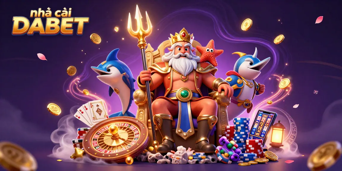 Experience the excitement of nhà cái DABET with a vibrant casino scene showcasing games and rewards.