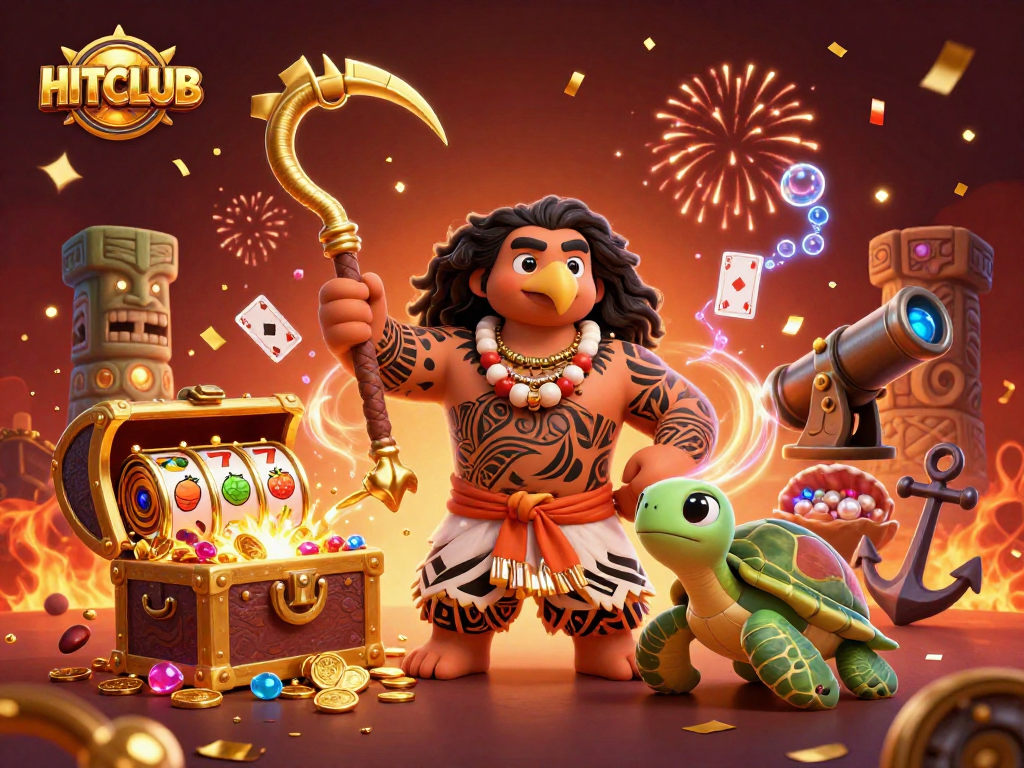 Unleash big wins at HITCLUB with vibrant 3D casino action featuring lively characters and games.