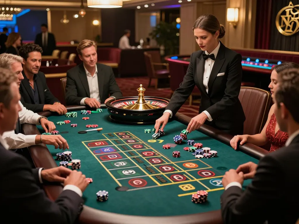SX88 players engaged in an exciting roulette game with vibrant table dynamics.