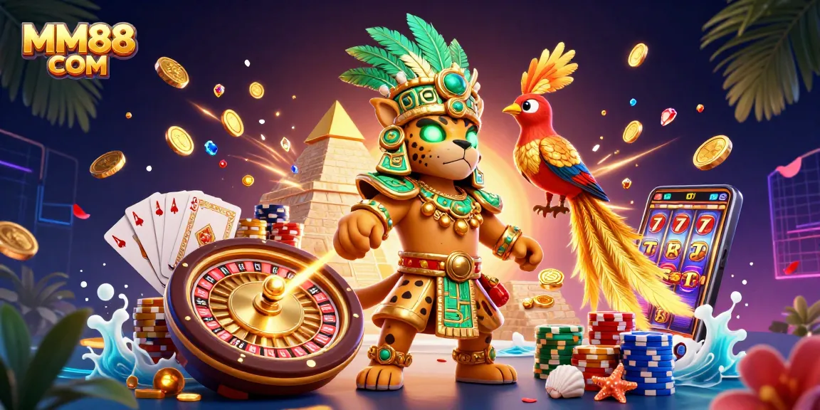 Experience the excitement of MM88 COM's casino games with stunning 3D characters and vibrant action!