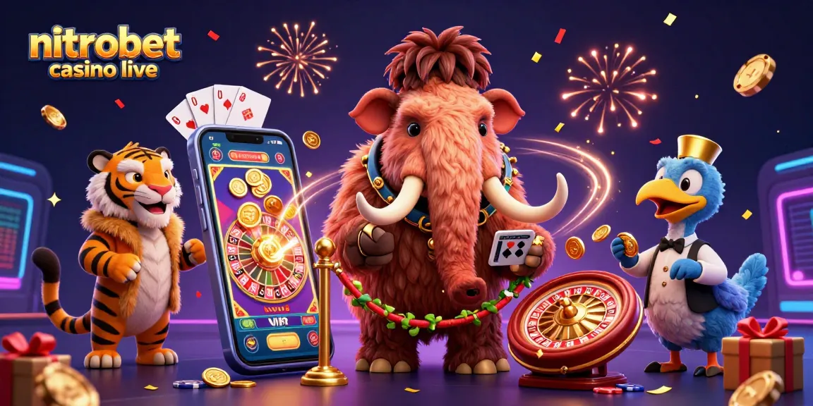 Divertiti con il casinò live di NitroBet, autentica esperienza con croupier reali.